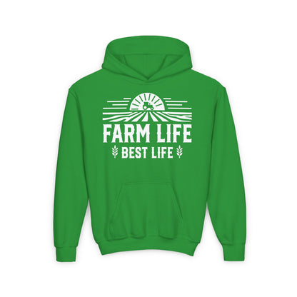FARM LIFE BEST LIFE YOUTH HOODIE