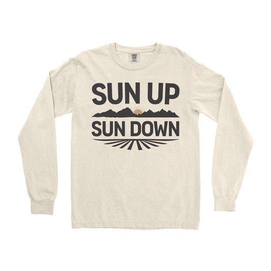 SUN UP SUN DOWN LONG SLEEVE SHIRT
