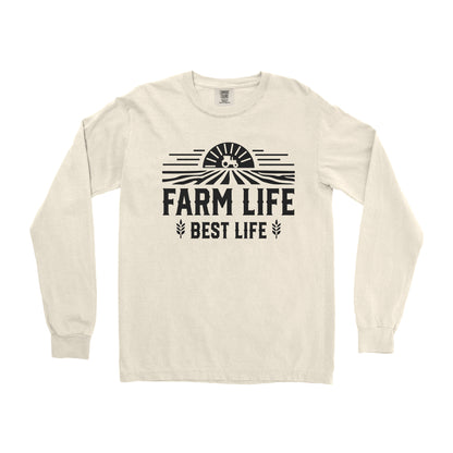 FARM LIFE BEST LIFE LONG SLEEVE SHIRT