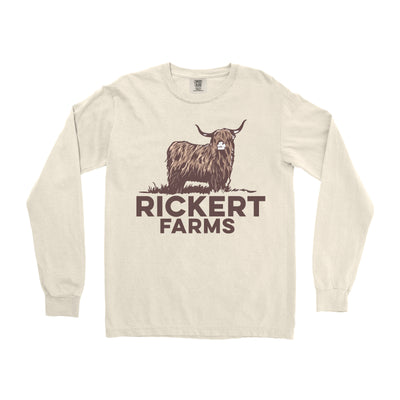 HIGHLAND CATTLE FARM CUSTOM LONG SLEEVE SHIRT L1