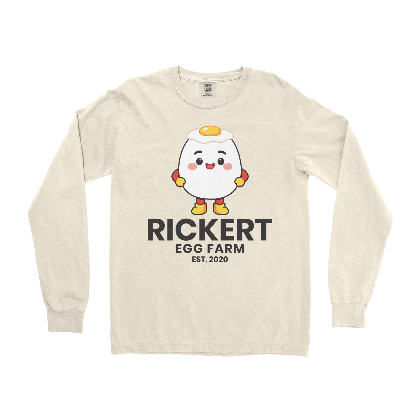 EGG FARM CUSTOM LONG SLEEVE SHIRT K12