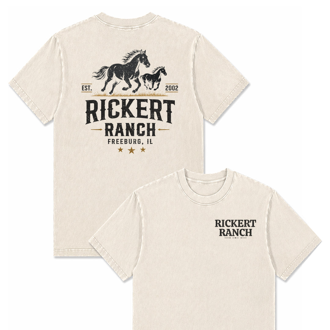 HORSE RANCH CUSTOM SHIRT BACK PRINT H7