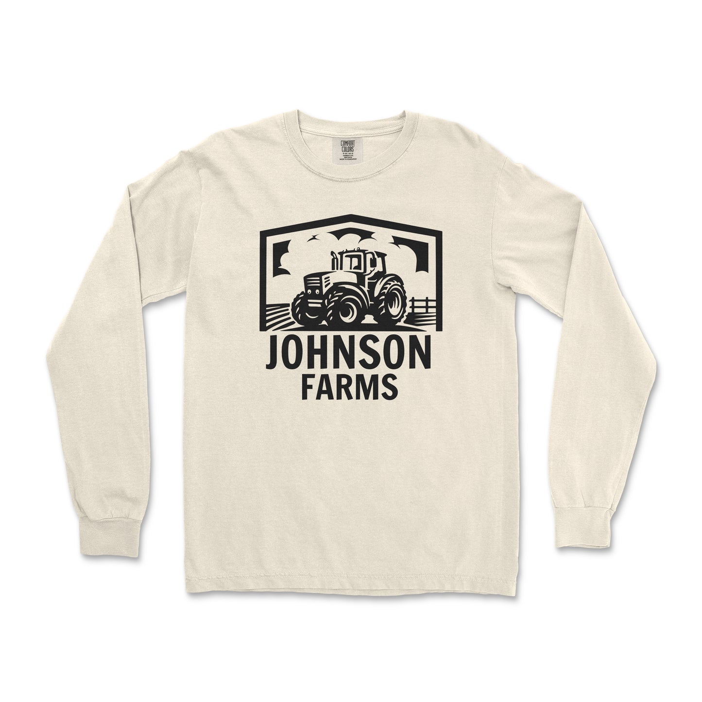 CUSTOM FARM TRACTOR LONG SLEEVE SHIRT F4