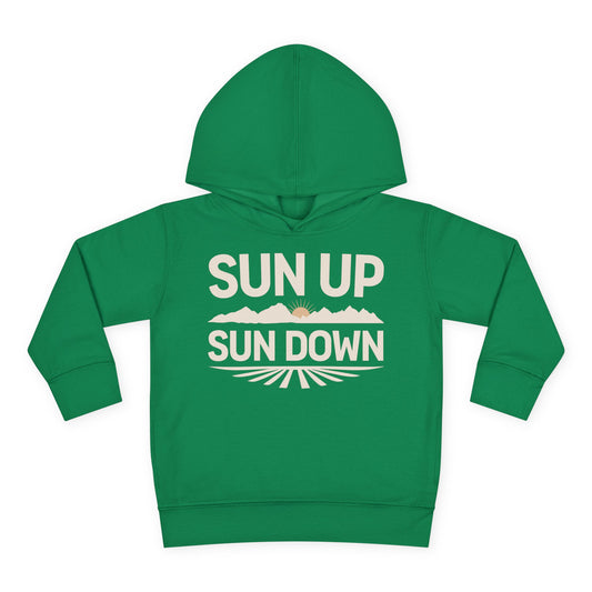 SUN UP SUN DOWN TODDLER HOODIE