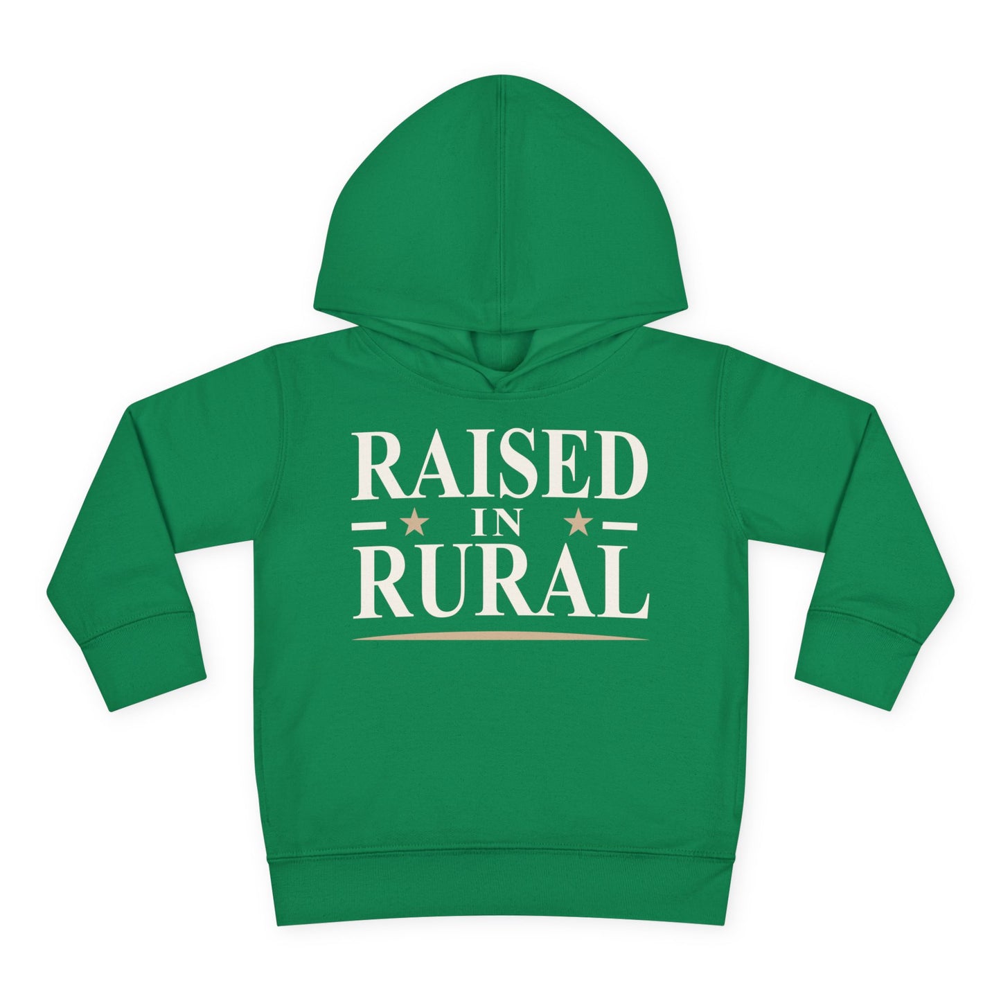 RAISED IN RURAL TODDLER HOODIE