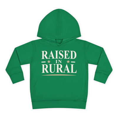 RAISED IN RURAL TODDLER HOODIE