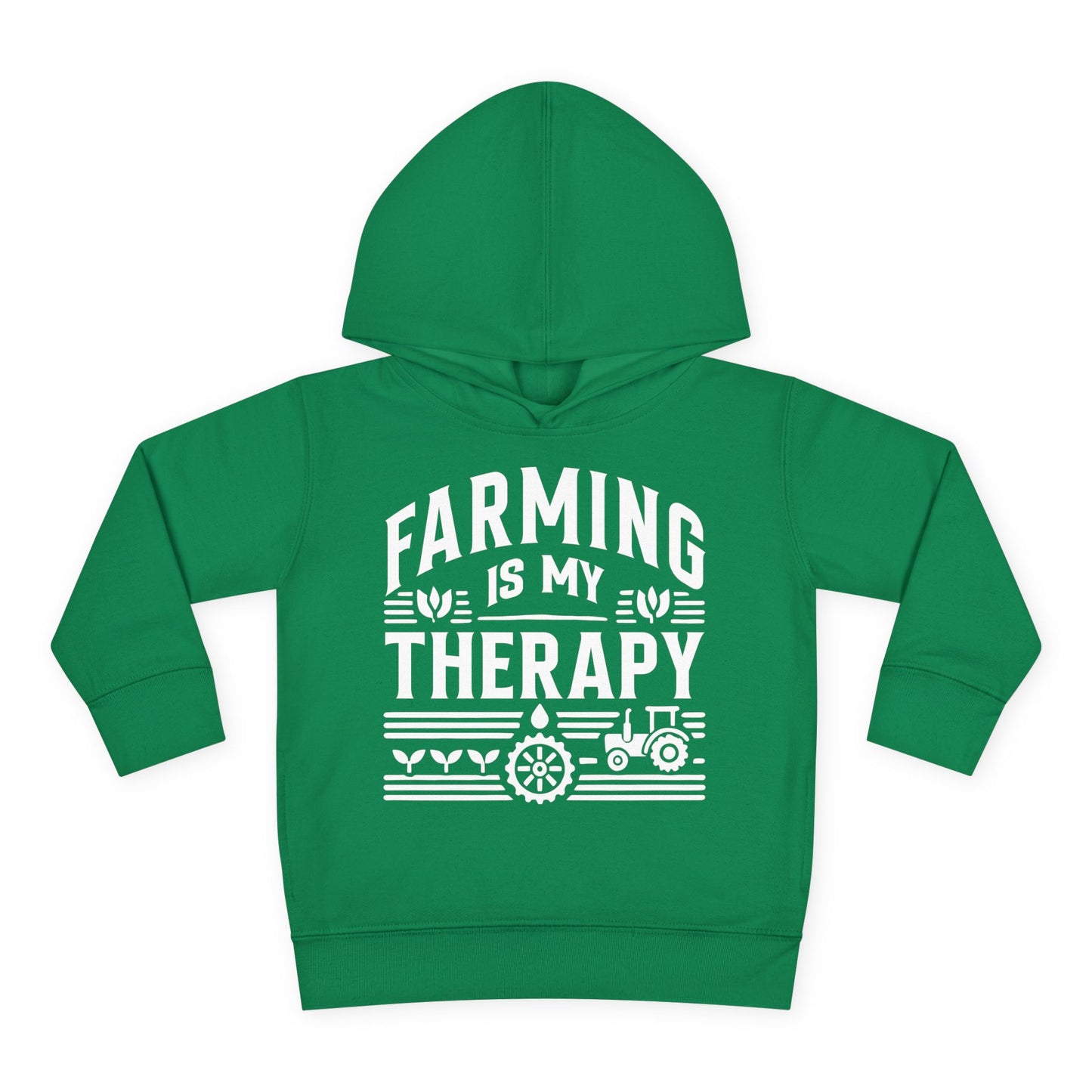 FARMING IS MY THERAPY TODDLER HOODIE