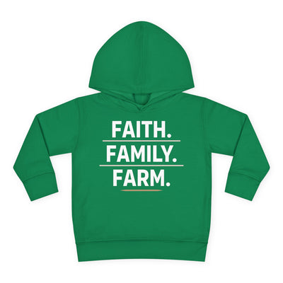 FAITH. FAMILY. FARM. TODDLER HOODIE