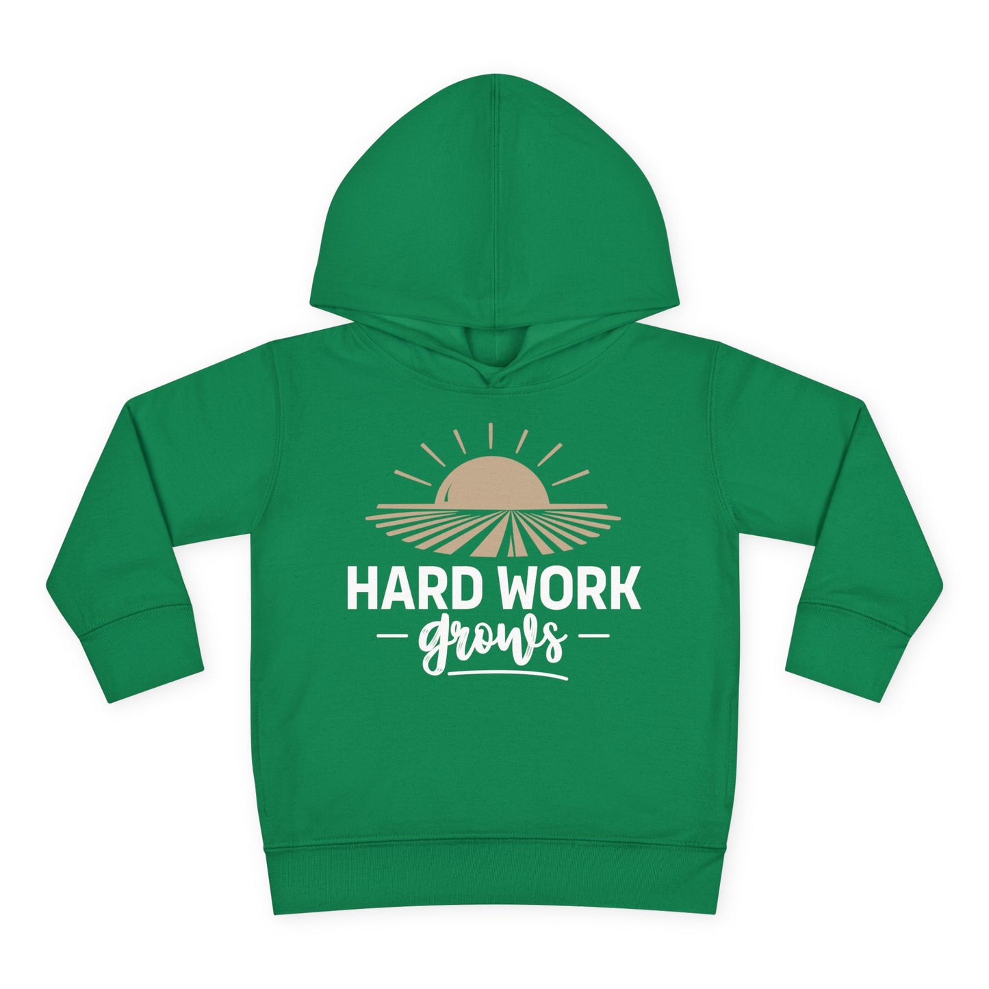 HARD WORK GROWS TODDLER HOODIE