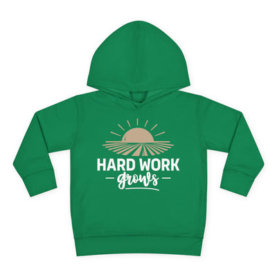 HARD WORK GROWS TODDLER HOODIE