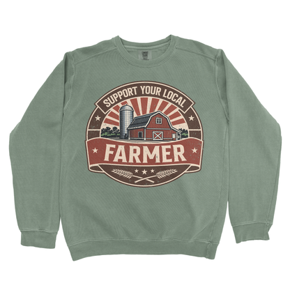 SUPPORT YOUR LOCAL FARMERS PREMIUM SWEATSHIRT