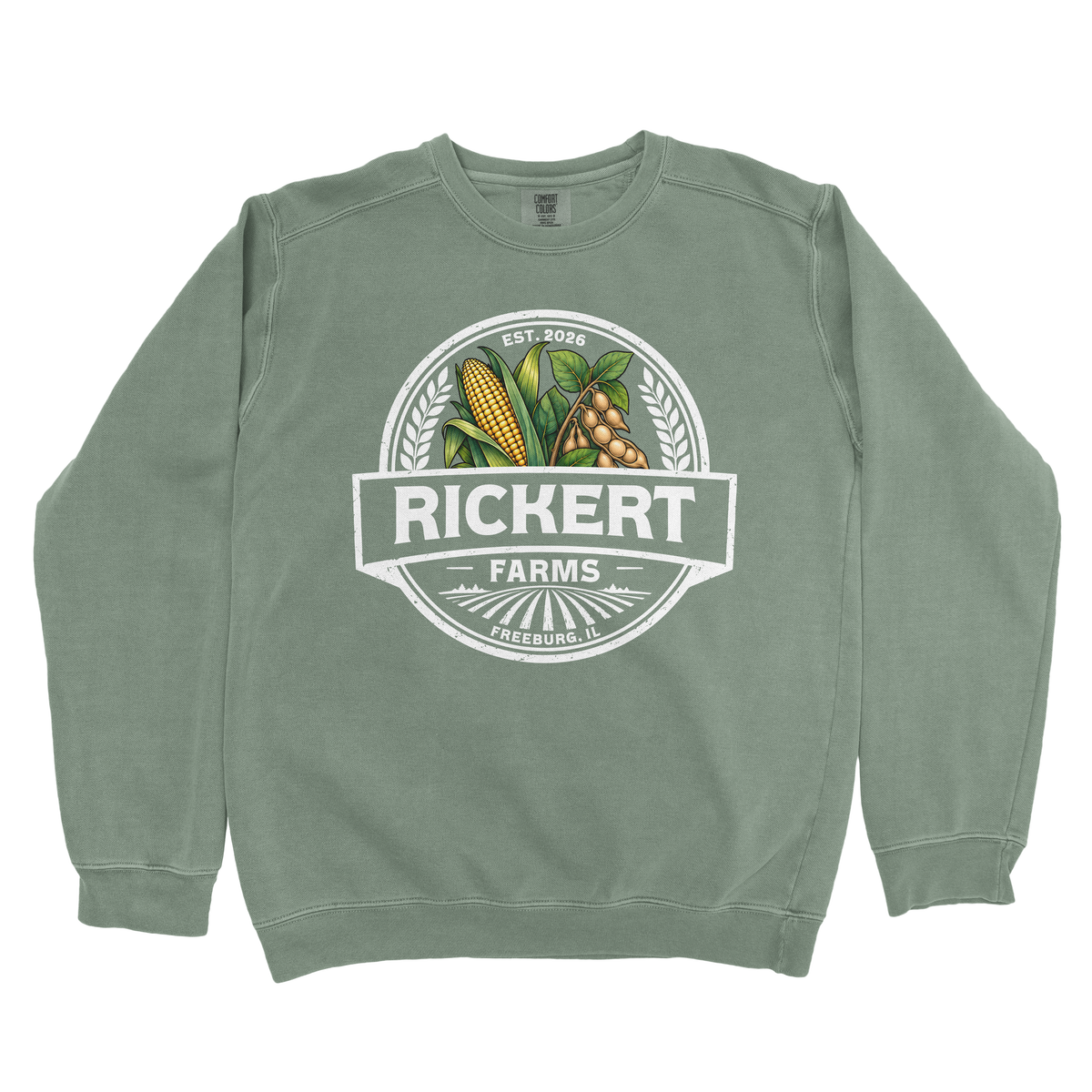 CORN SOYBEAN FARM CUSTOM PREMIUM SWEATSHIRT Y2
