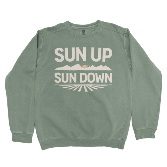 SUN UP SUN DOWN PREMIUM SWEATSHIRT