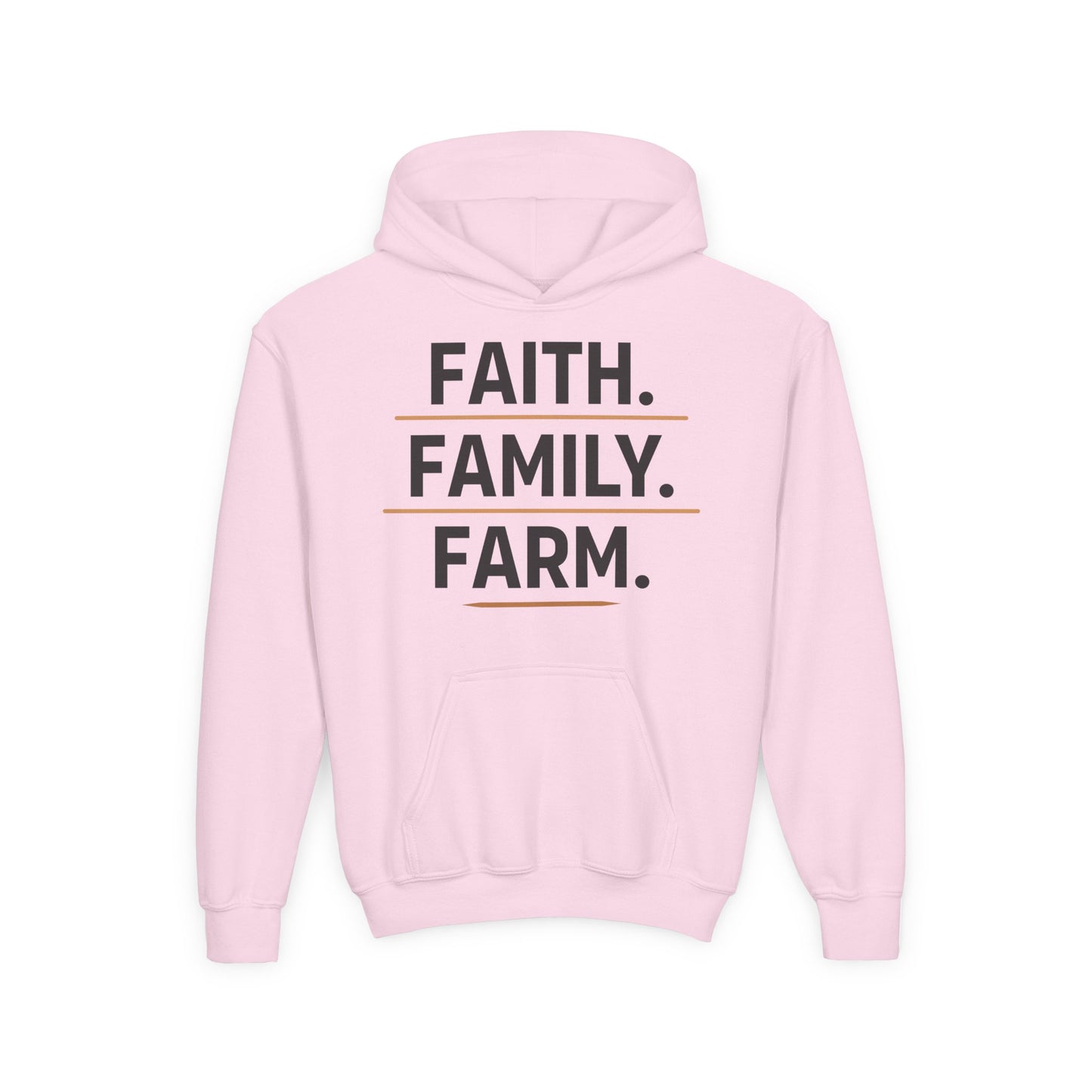 FAITH. FAMILY. FARM. YOUTH HOODIE