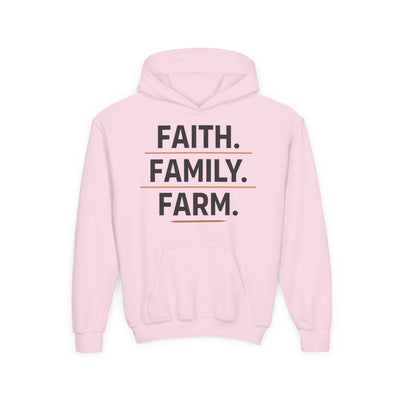 FAITH. FAMILY. FARM. YOUTH HOODIE