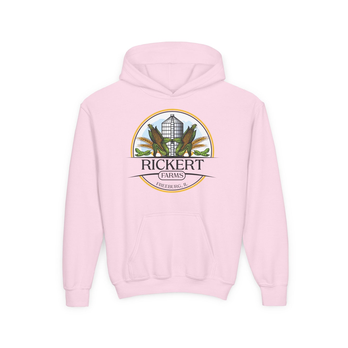 CORN SOYBEAN FARM CUSTOM YOUTH HOODIE Y1