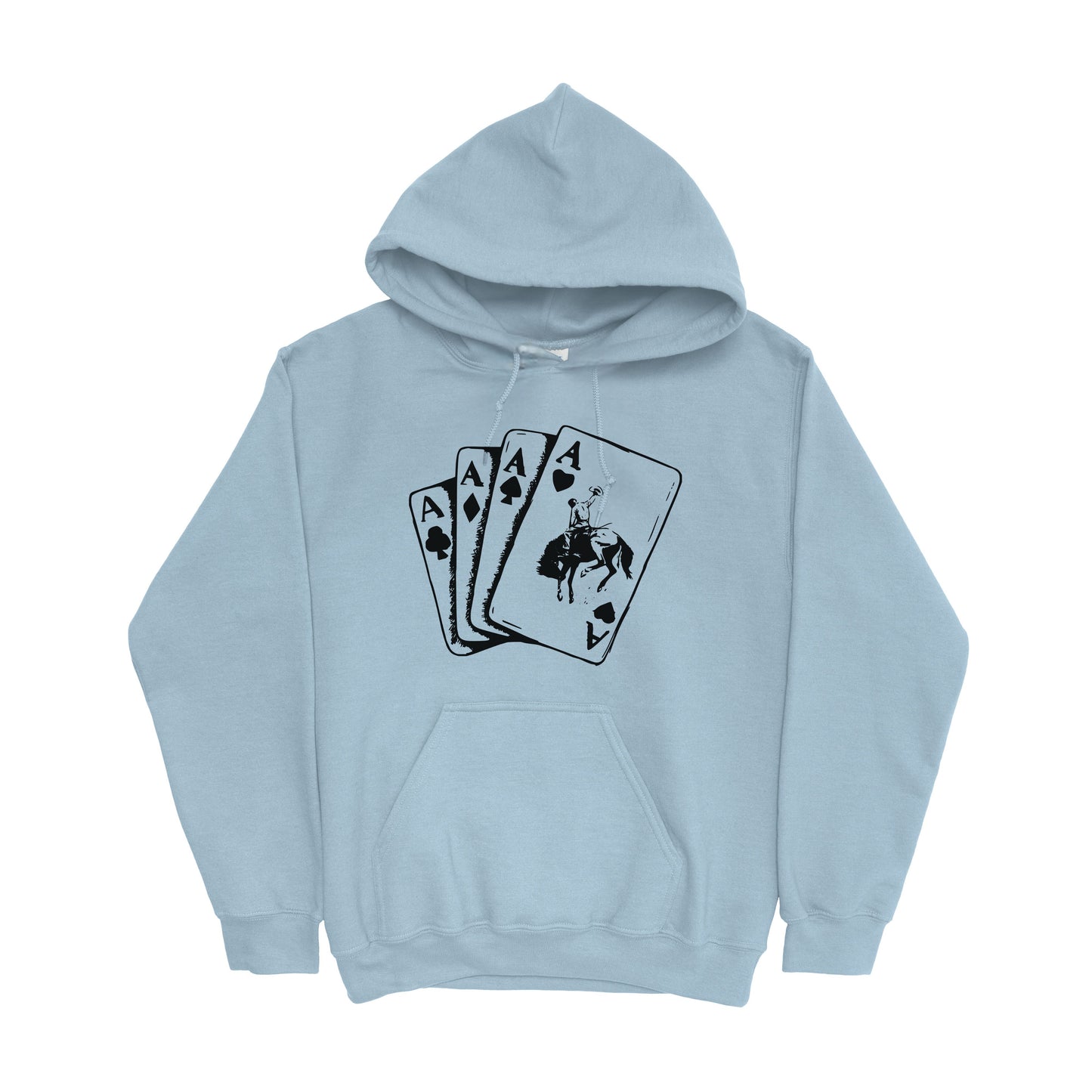 COWBOY ACE OF SPADES HOODIE