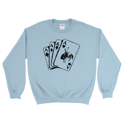 COWBOY ACE OF SPADES SWEATSHIRT
