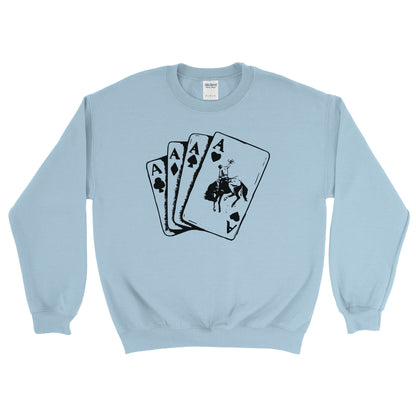 COWBOY ACE OF SPADES SWEATSHIRT