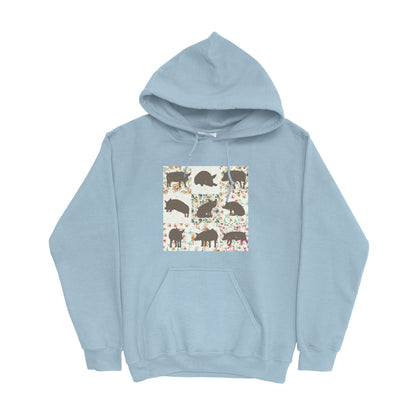 PIG PATTERN HOODIE