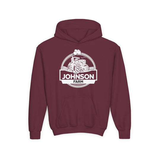 CUSTOM FARM TRACTOR YOUTH HOODIE F2