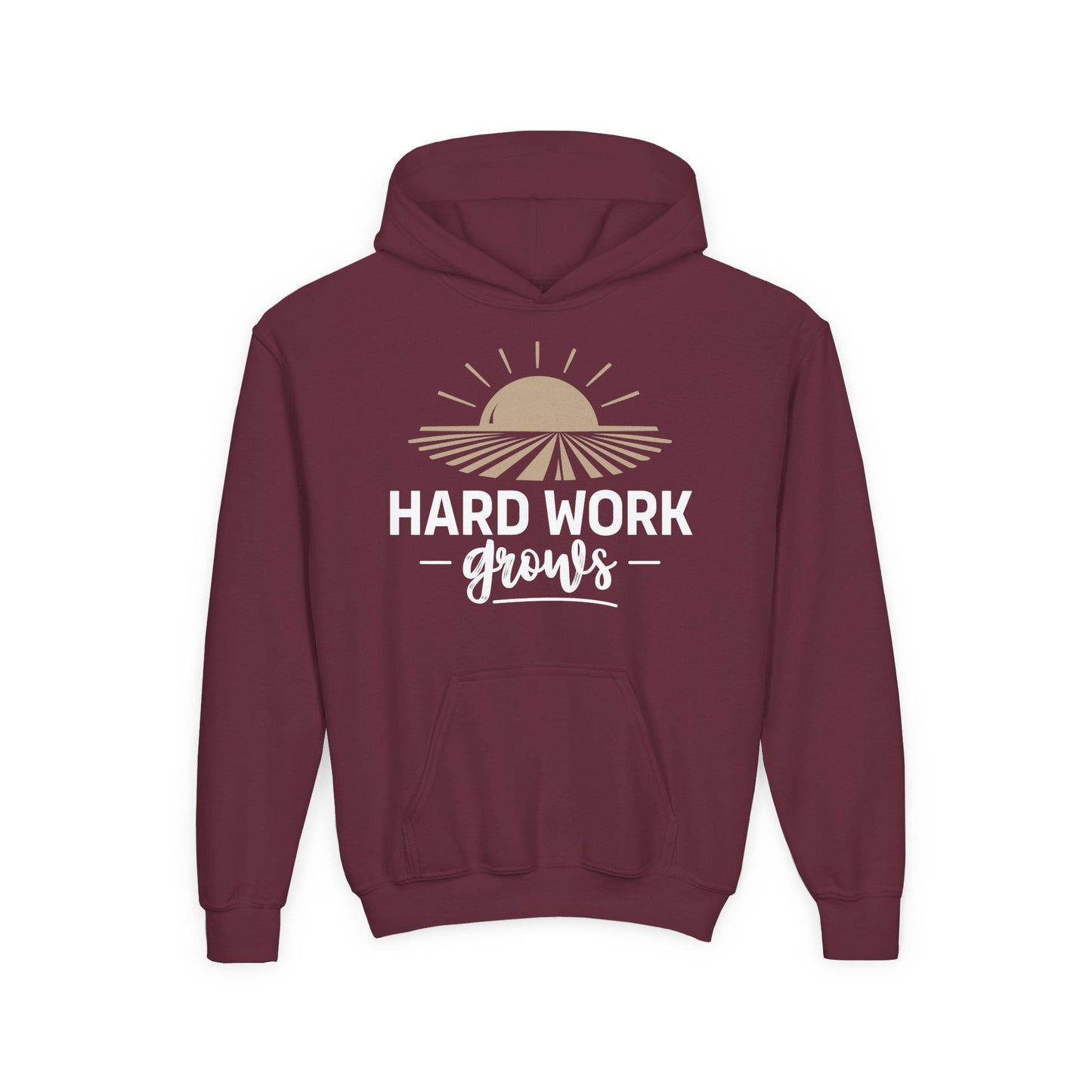 HARD WORK GROWS YOUTH HOODIE
