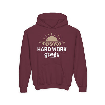 HARD WORK GROWS YOUTH HOODIE