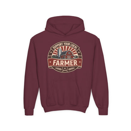 SUPPORT YOUR LOCAL FARMERS YOUTH HOODIE