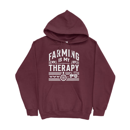 FARMING IS MY THERAPY HOODIE