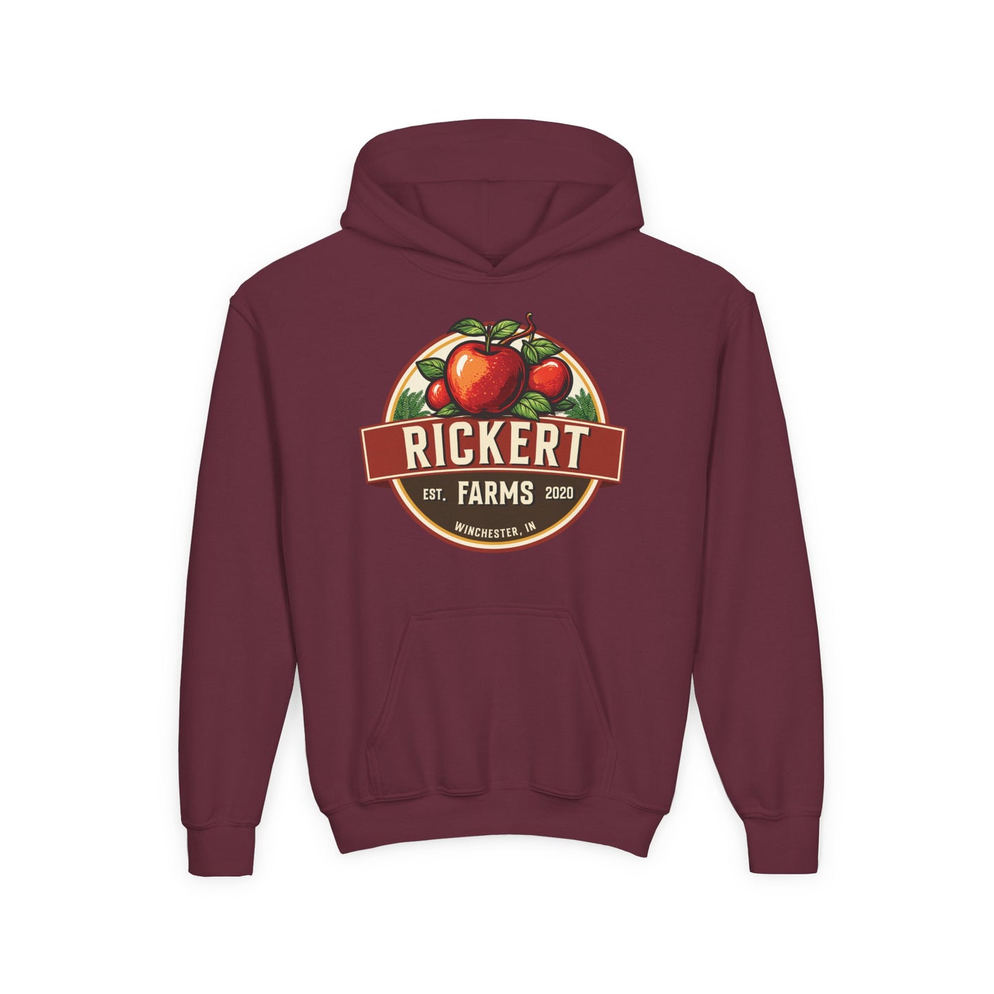 APPLE FARM CUSTOM YOUTH HOODIE K8