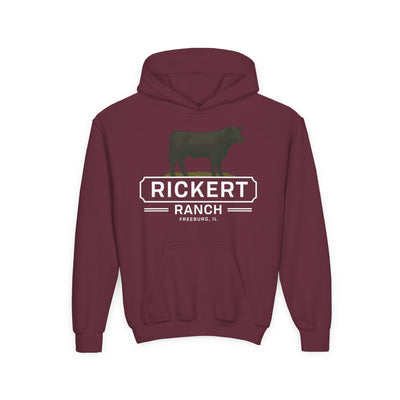 ANGUS CATTLE FARM CUSTOM YOUTH HOODIE A4