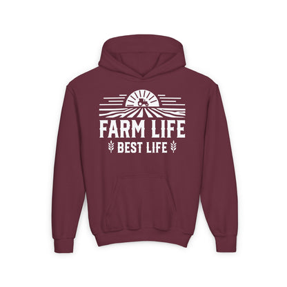 FARM LIFE BEST LIFE YOUTH HOODIE