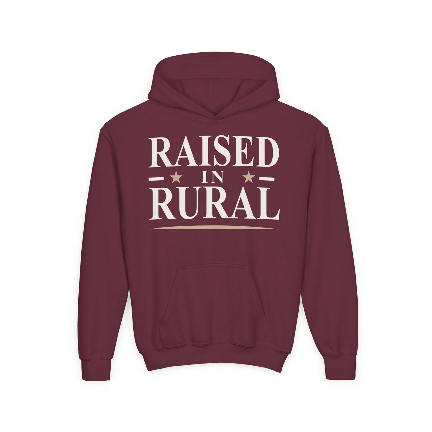 RAISED IN RURAL YOUTH HOODIE