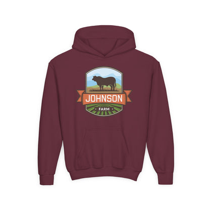 CATTLE FARM CUSTOM YOUTH HOODIE C1