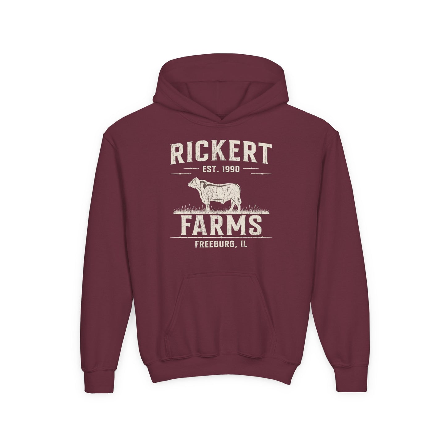 CATTLE FARM CUSTOM YOUTH HOODIE C17