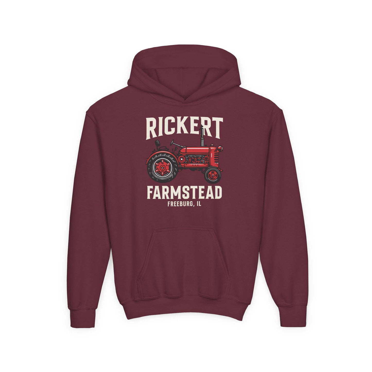CUSTOM FARM TRACTOR YOUTH HOODIE F7