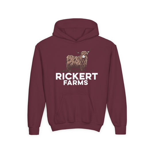 HIGHLAND CATTLE FARM CUSTOM YOUTH HOODIE L1