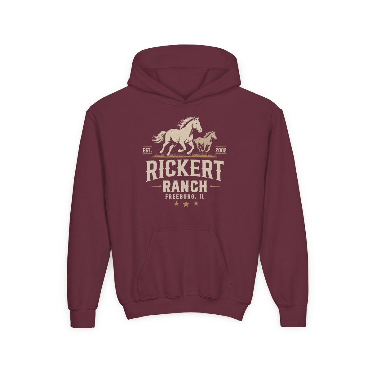 HORSE RANCH CUSTOM YOUTH HOODIE H7