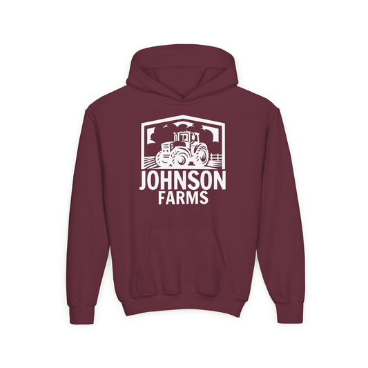 CUSTOM FARM TRACTOR YOUTH HOODIE F4