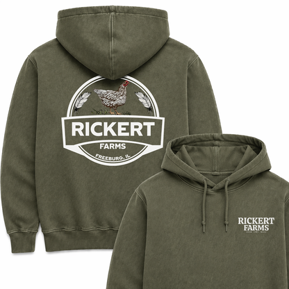 POULTY FARM CUSTOM HOODIE BACK PRINT P2