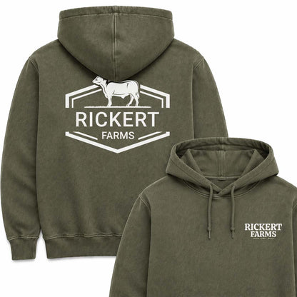 CATTLE FARM CUSTOM HOODIE BACK PRINT C2