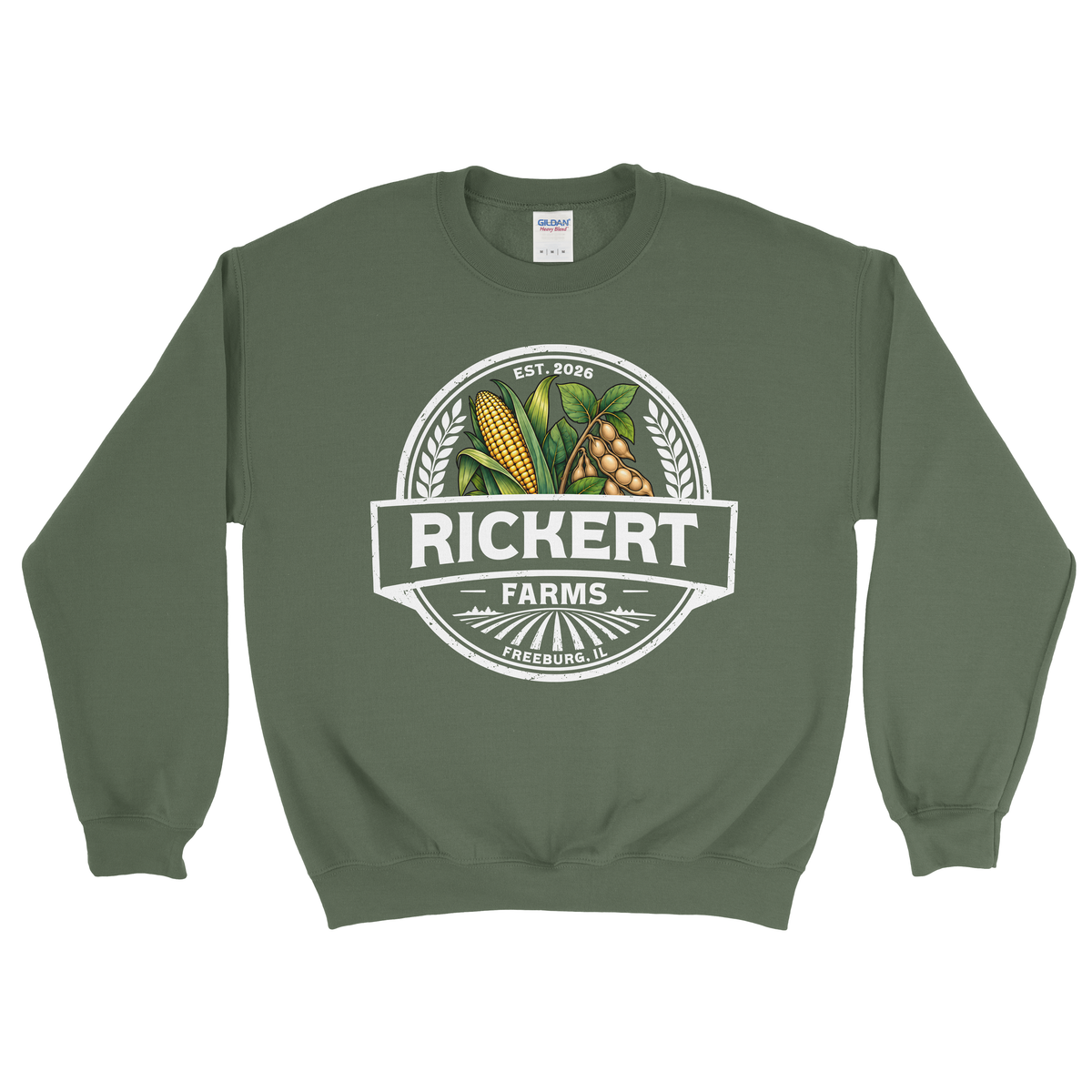 CORN SOYBEAN FARM CUSTOM SWEATSHIRT Y2