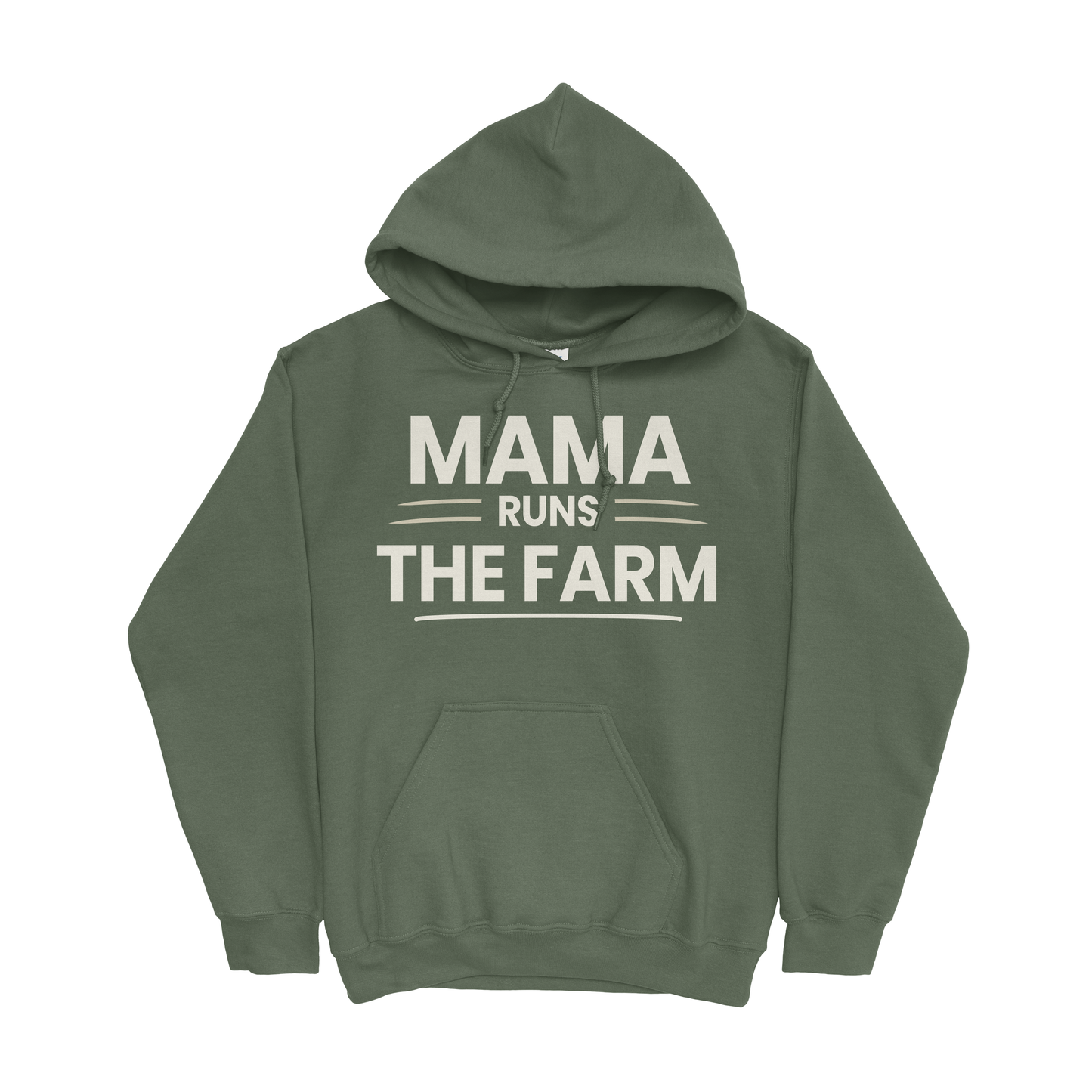MAMA RUNS THE FARM HOODIE