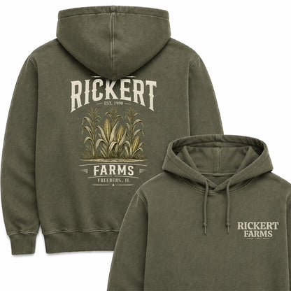 CORN FARM CUSTOM HOODIE BACK PRINT O14