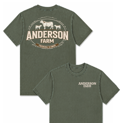 CATTLE FARM CUSTOM SHIRT BACK PRINT C18