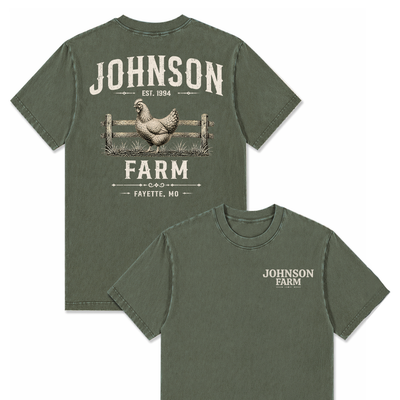 POULTY FARM CUSTOM SHIRT BACK PRINT P19
