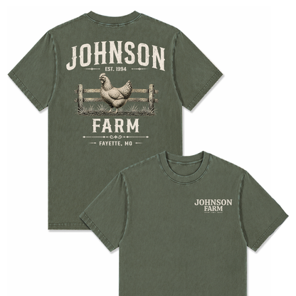 POULTY FARM CUSTOM SHIRT BACK PRINT P19