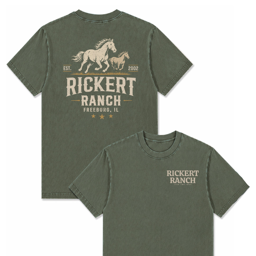 HORSE RANCH CUSTOM SHIRT BACK PRINT H7
