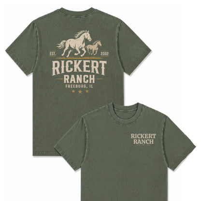 HORSE RANCH CUSTOM SHIRT BACK PRINT H7