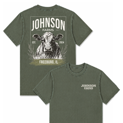 CATTLE FARM CUSTOM SHIRT BACK PRINT C21